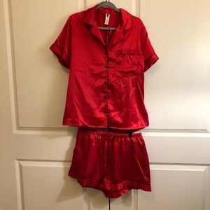 Satin Pajama Set